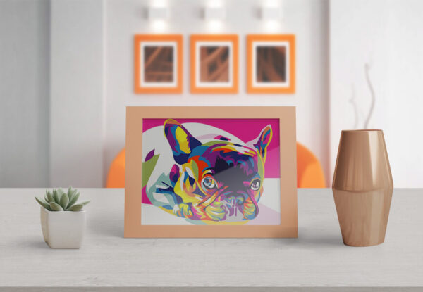 Paint-By-Numbers-British-Bull-Dog-2-Picture-Frame-Mock