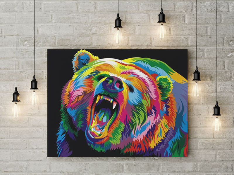 Paint-By-Numbers-Sets-For-Adults-Wall-Mockup-Bear