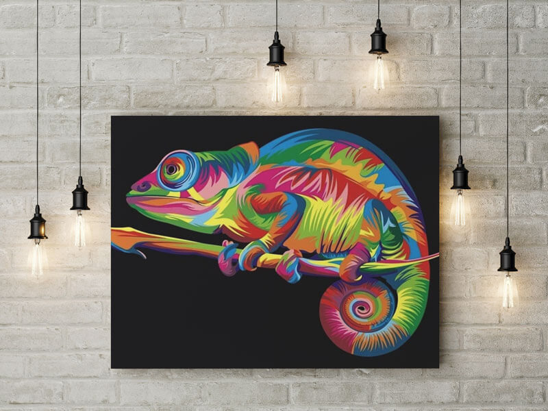 Paint-By-Numbers-Sets-For-Adults-Wall-Mockup-Chameleon