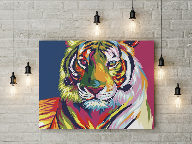 Paint-By-Numbers-Sets-For-Adults-Wall-Mockup-Tiger