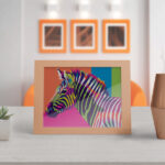 Paint-By-Numbers-Zebra-Picture-Frame-Mock