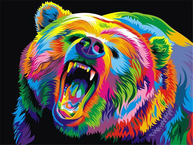 Painting-By-Number-Sets-For-Adults-Bear-2