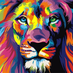 Painting-By-Number-Sets-For-Adults-Lion-2