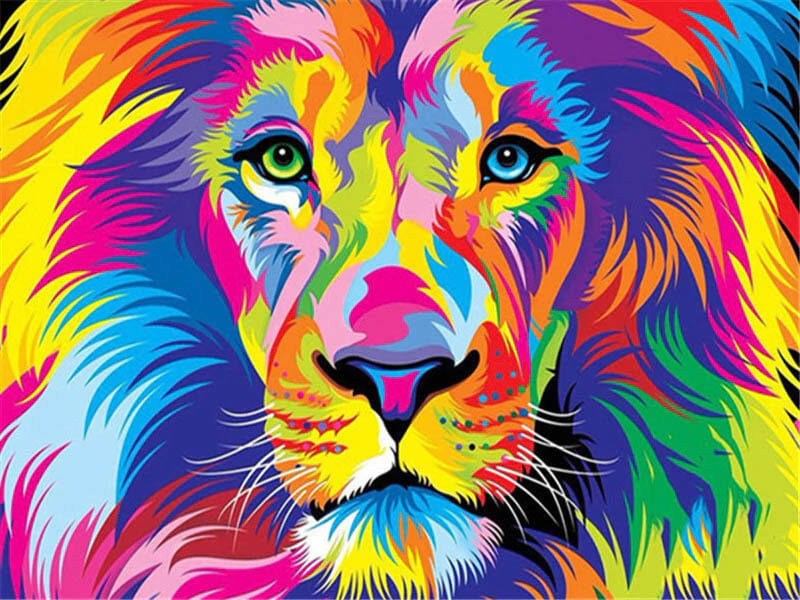 Painting-By-Number-Sets-For-Adults-Lion