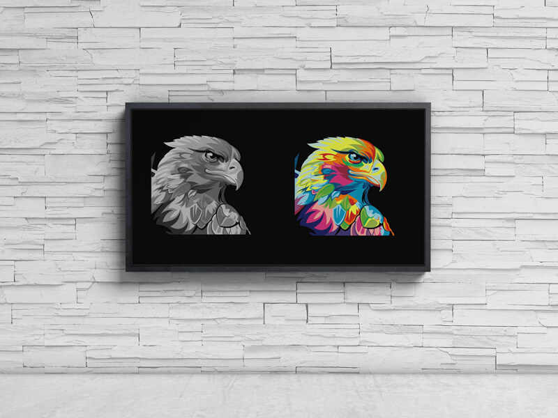Painting-By-Numbers-For-Adults-Advertising-Wall-Eagle