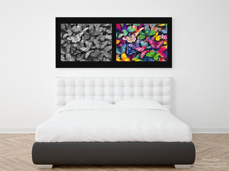 Painting-By-Numbers-Kits-For-Adults-Animals-Bedroom-Wall-Butterflies
