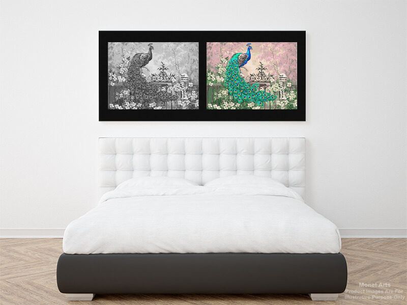 Painting-By-Numbers-Kits-For-Adults-Animals-Bedroom-Wall-Peacock