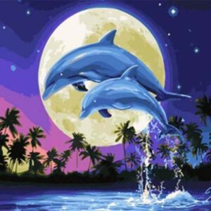 Painting By Numbers Kits For Adults Dolphins